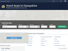 Tablet Screenshot of hampshireweb.co.uk